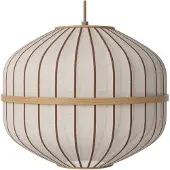 Bolia Lucén Octagon Hanglamp Ø40 x H33 cm | Oiled Oak