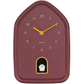 Karlsson Modern Doggy Wandklok | Ø29.1cm | Burgundy rood