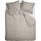 Ambiante Satin Uni dekbedovertrek - Tweepersoons - 200 x 200/220 cm - Zand