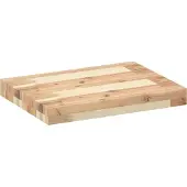 vidaXL Wandschappen 3 st zwevend 60x30x4 cm onbehandeld acaciahout