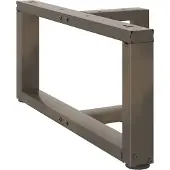 vidaXL Salontafelpoten 2 st T-vormig 70x25x(30-31) cm staal naturel