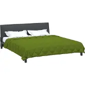 vidaXL Volledig Jaar Dekbed Groen 200 x 240 cm Microvezel