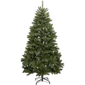 vidaXL Kunstkerstboom met 300 LED Groen 180 cm PVC en Metalen