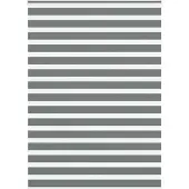 vidaXL Dubbele rolgordijn, donkergrijs, 160x230 cm, stofbreedte 155,9 cm, polyester