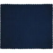vidaXL Antislip deken van imitatie konijnenbont Olite Marine Blauw
