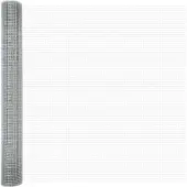 vidaXL Dubbele gaas omheining, 5000 x 100 cm, zilver