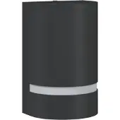 vidaXL Buitenwandlamp gegoten aluminium zwart