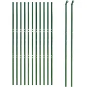 vidaXL Gaashek Groen, 1,4 x 25 meter, verzinkt staal