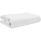 vidaXL Zomer Deken met kussen 2 pcs Wit Donsveer