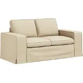 vidaXL Bank Crème 162 x 80 x 82 cm Stof
