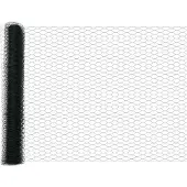 vidaXL Hexagon Hek Groen 1 x 10 m PVC
