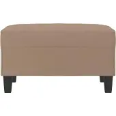 vidaXL Voetenbank 70x55x41 cm kunstleer cappuccino