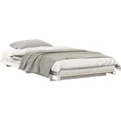 vidaXL Bedframe Wit 80 x 210 cm Massief grenenhout