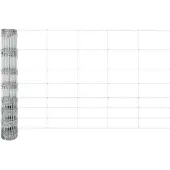 vidaXL Schutting van gelast gaas met punten, 100 x 1 meter, verzinkt staal, zilver
