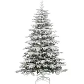 vidaXL Kunstmatige Hinged Kerstboom Wit 180 cm PE en PVC