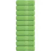 vidaXL Washandjes FROGN 10 st 30x30 cm 360 g/m² appelgroen