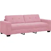 vidaXL 3-Zits Sofa Roze 220 cm Fluweel