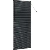 vidaXL Venetiaanse jaloezie Zwart 220 x 95 cm 25 mm Aluminium