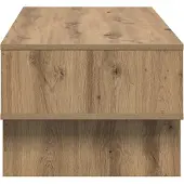 vidaXL Salontafel Artisan Eiken 100 x 46 x 35 cm Bewerkt hout