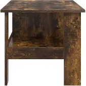 vidaXL Salontafel, gerookt eikenhout, 90 x 50 x 45 cm, houtvezel