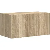 vidaXL Tv-meubelset 2 st Sonoma Eik Bewerkt hout