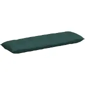 vidaXL Rugkussen Donkergroen 200 x 19 x 50 cm Stof