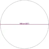 vidaXL Vloerkleden Rond LUGO Crème en Grijs Ø 200 CM Polyester