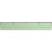 vidaXL Plantenbak Groen 320 x 40 x 45 cm Staal