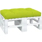 vidaXL Palletkussen 120x80x12 cm stof heldergroen