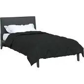 vidaXL Zomer Deken 220 x 135 cm Zomer 200 gsm Zwart