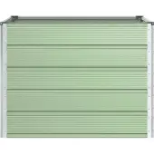 vidaXL Plantenbak Pastel Groen 100 x 100 x 75 cm Staal