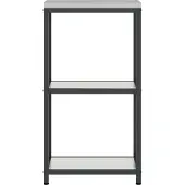 vidaXL Keukenplankeenheid HATTEM Zilverkleurig 30 x 50 x 92 cm Staal