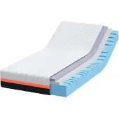 vidaXL Matras Wit en Grijs 120 x 200 cm Jacquard stof