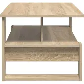 vidaXL Salontafel Sonoma-eikenhout, 90 x 50 x 40 cm, houtvezel