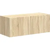 vidaXL Tv-meubelset 4 st Sonoma Eik Bewerkt hout