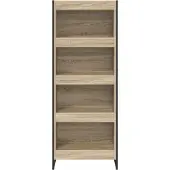 vidaXL Boekenkast 60 x 30 x 155 cm Bewerkt hout Sonoma