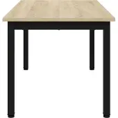 vidaXL Salontafel Sonoma 100 x 50 x 45 cm Bewerkt hout