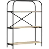 vidaXL Boekenplank 3-laags 80 x 30 x 109 cm Bewerkt hout Sonoma Eik