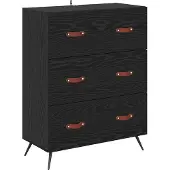 vidaXL Hoge kast met plank 2 st Zwart Eiken 69,5 x 34 x 180 cm