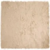 vidaXL Tapijt van imitatie schapenvacht TAFALLA Beige 120 x 120 cm