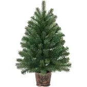 vidaXL Kunstkerstboom met standaard Groen 75 cm PVC, PE en staal