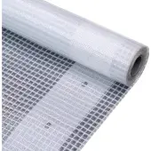 vidaXL Leno dekzeil 260 g/m² 4x15 m wit