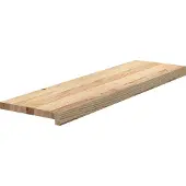 vidaXL Traptreden 2 st 90x30x2 cm onbehandeld massief eikenhout