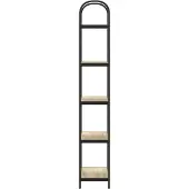 vidaXL Boekenplank 5-laags 60 x 30 x 183 cm Bewerkt hout Sonoma Eik