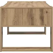 vidaXL Salontafel Artisan-Eik, 92 x 53 x 45 cm, houtvezel