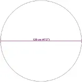 vidaXL Vloerkleden Rond LUGO Crème Ø 120 CM Polyester