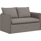 vidaXL Bank Taupe 136 x 82 x 85 cm Stof