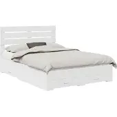 vidaXL Bedframe met lade met hoofdeinde Wit 160 x 200 cm Bewerkt hout