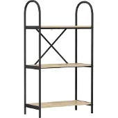 vidaXL Boekenplank 3-laags 60 x 30 x 109 cm Bewerkt hout Sonoma Eik