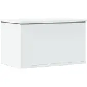 vidaXL Opbergbox 60x35x35 cm bewerkt hout wit